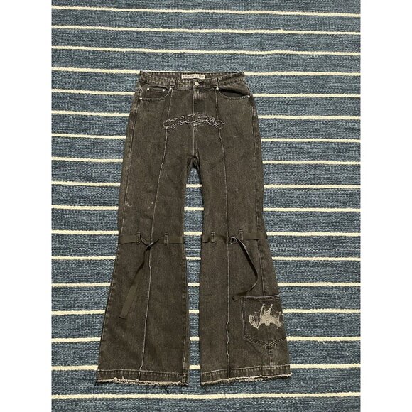 Black Denim Jeans Details 34x34